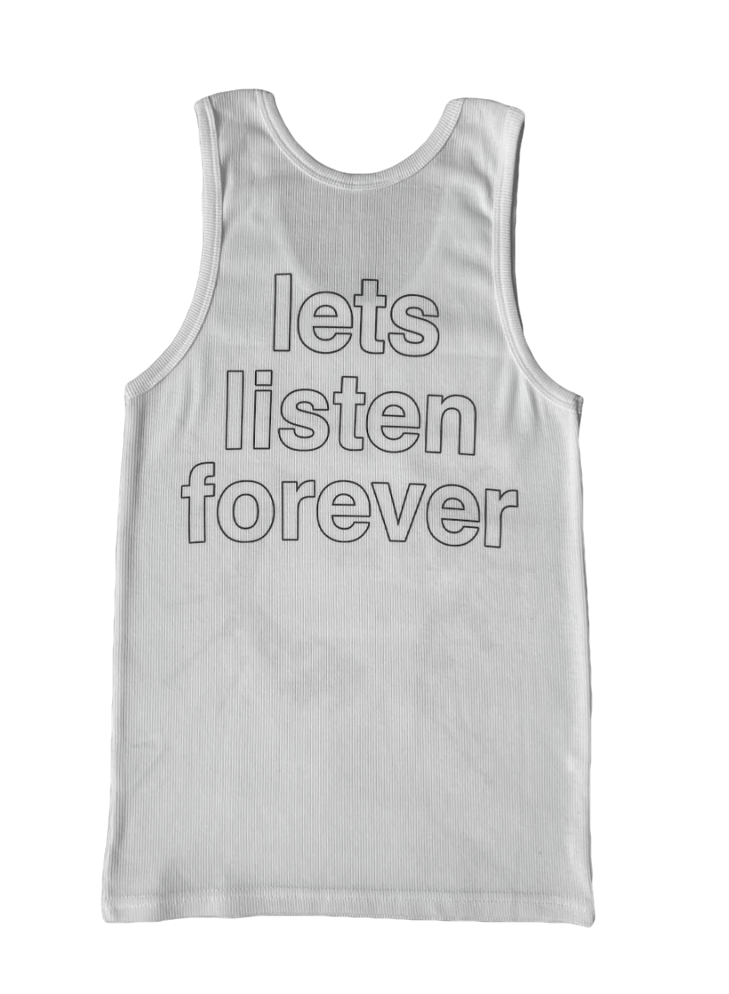 lets listen forever tank top